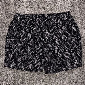 Stylish Black and White Women's Shorts